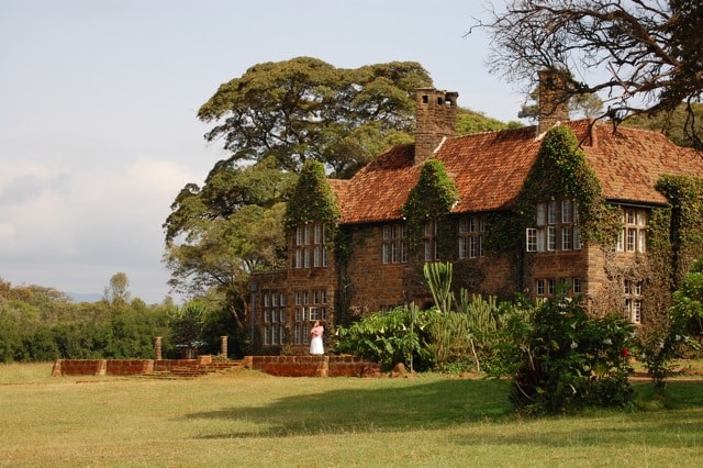 A view of Giraffe Manor