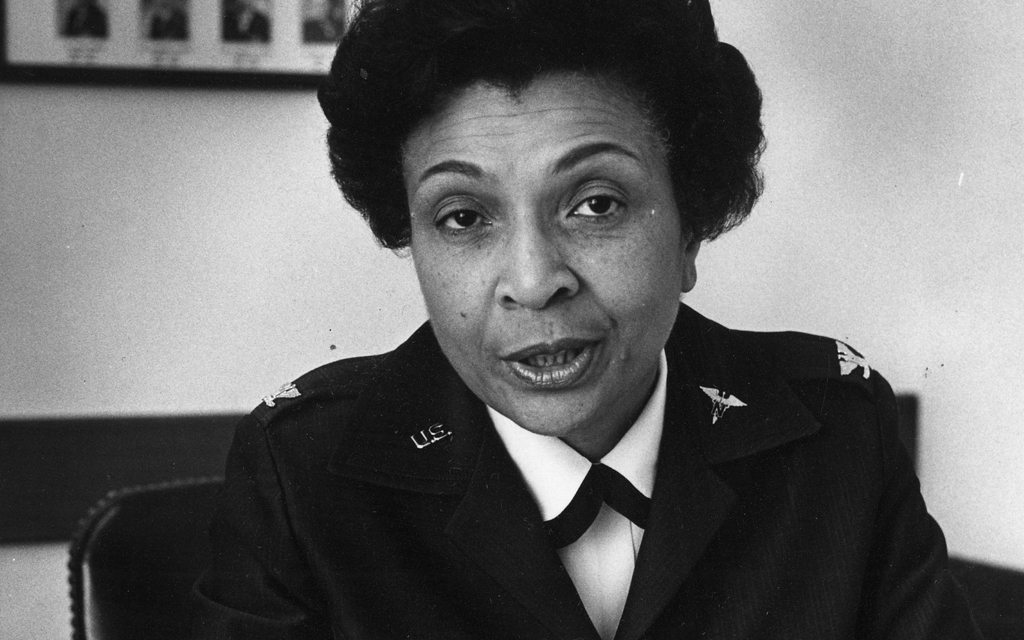 Hazel Johnson Brown US Army Brigadier General.Sourced from Army Women's Foundation.No copyright infringement intended