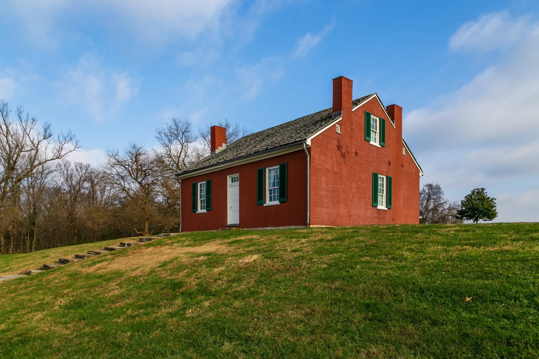 The family home of abolitionist, John Rankin was a "station" on The Underground Railroad.