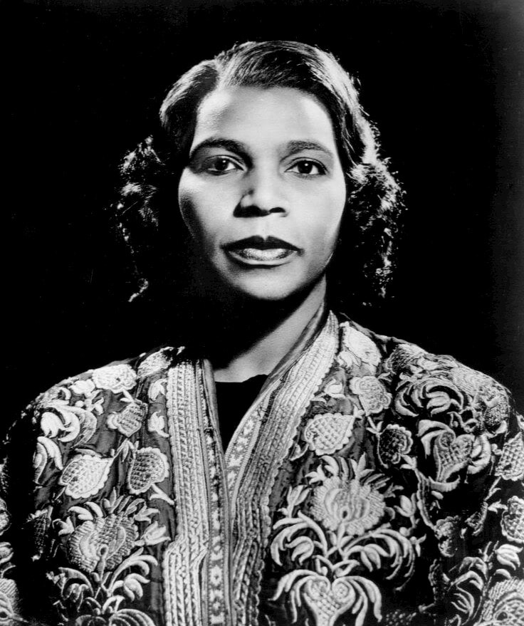 Image of Marian Anderson, circa 1951