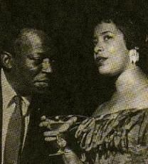 Photograph of Miles Davis and Shirley Horn taken during the early 1960s (No copyright infringement intended).