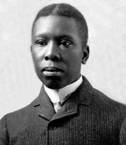 African-American author, poet, librettist and writer Paul Laurence Dunbar