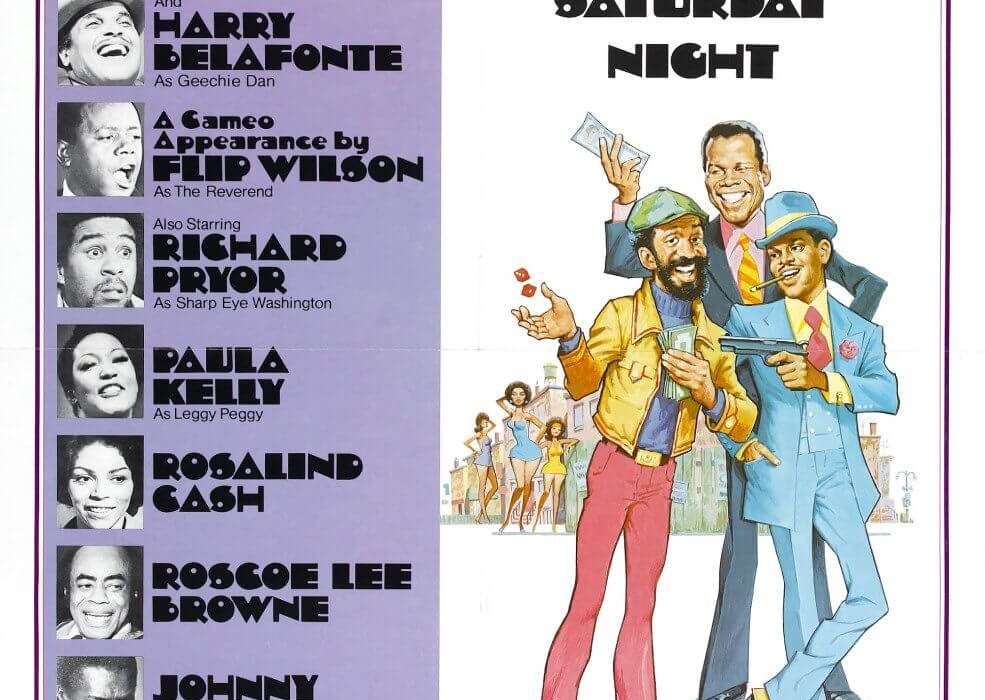 Promotional poster for the 1974 film, "Uptown Saturday Night"
